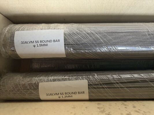 Material 316LVM Stainless Steel ASTM F138 Round Bars And Wires