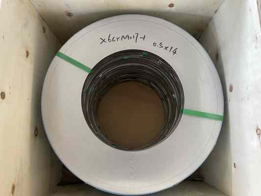 Stainless Steel Ferritic X6CrMo17-1 1.4113 Cold Rolled Steel Band Strip Tapes